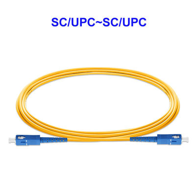 Simplex Single Mode Fiber Cable SC UPC SC UPC For Data Center