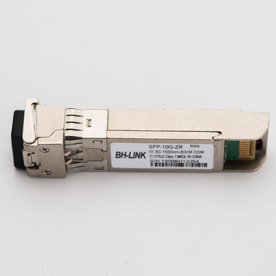 80KM 10G 1550nm SFP+ Optical Module Compatible With Huawei H3C Cisco SFP+10G-ZR