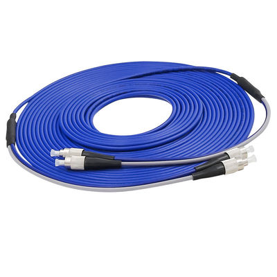 کابل پلاستیکی فیبر نوری زرهی PVC 20m SC To LC-FC-ST 1310nm