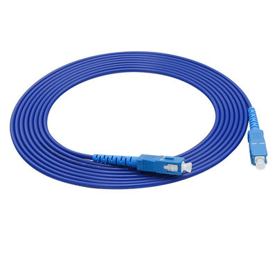 کابل پلاستیکی فیبر نوری زرهی PVC 20m SC To LC-FC-ST 1310nm